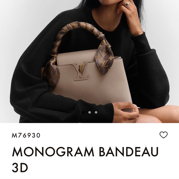 BRANDNEW UNUSED LOUIS VUITTONLV 3D MONOGRAM MARRON BANDEAU IN BROWN RED JUNGLE - Picture 5 of 11